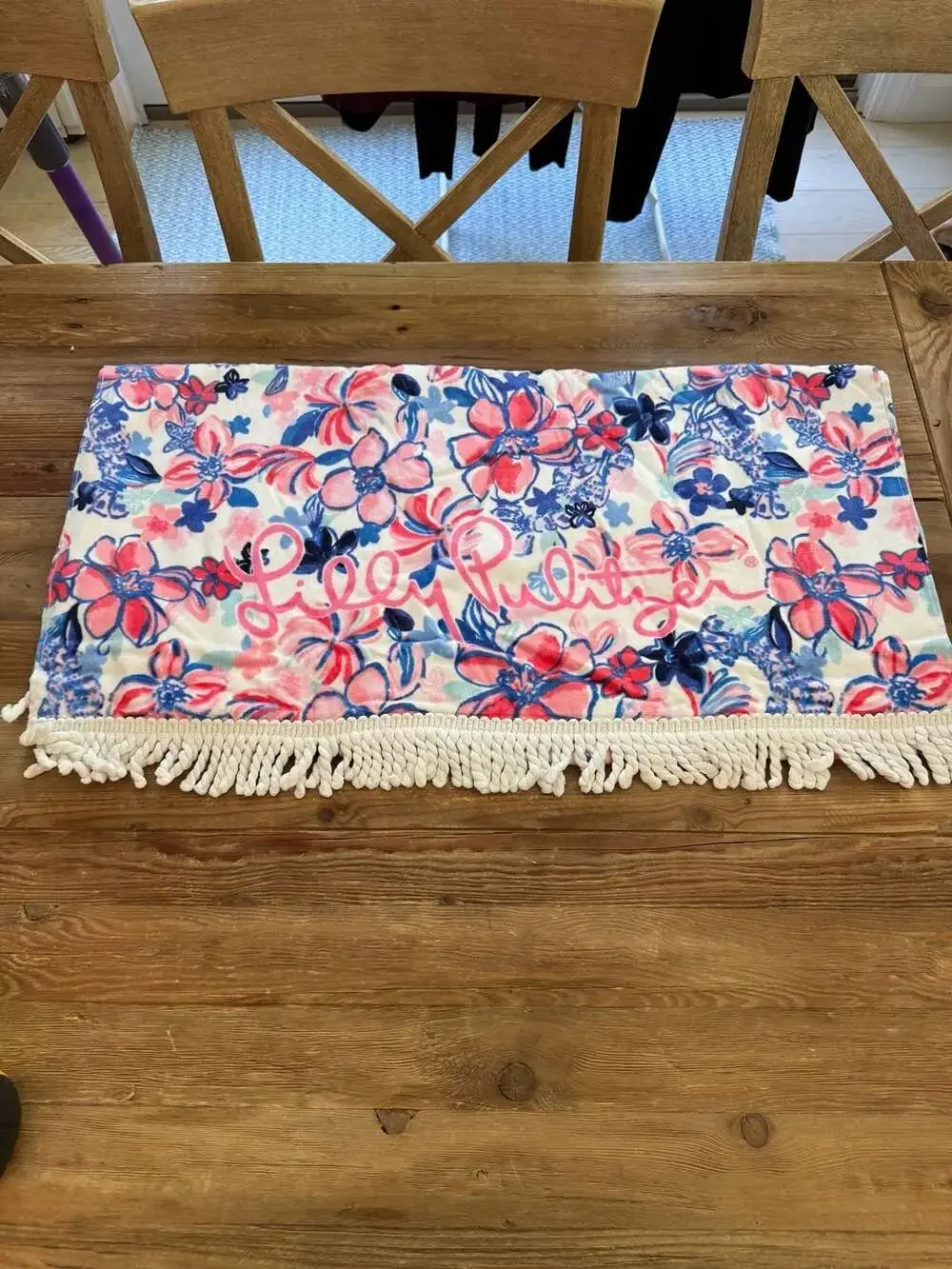 Lilly Pulitzer Party Like A Lobstar Beach Towel